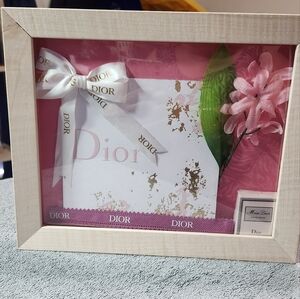 Dior Framed Gift Set with Pink Accents